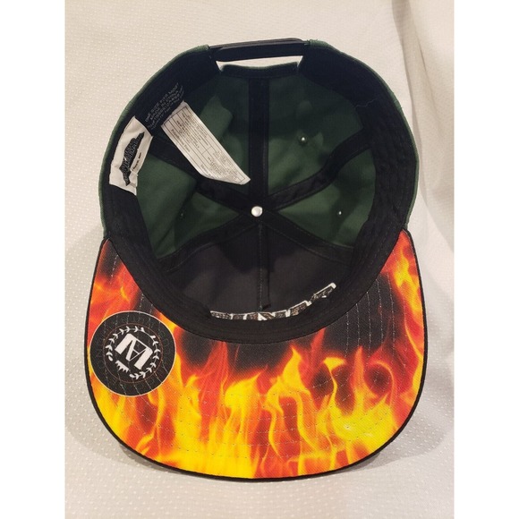 My Hero Academia Bakugo GreenCap Hat Adjustable Snapback Raised Embroidered Logo - Picture 7 of 9